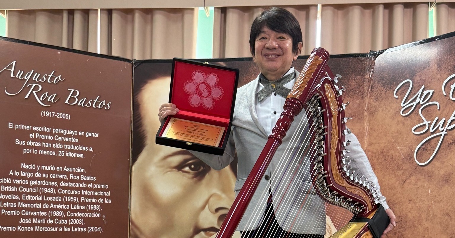 Un puente de arpa entre Paraguay y Japón Homenaje al maestro Akihiro Shiga (8)
