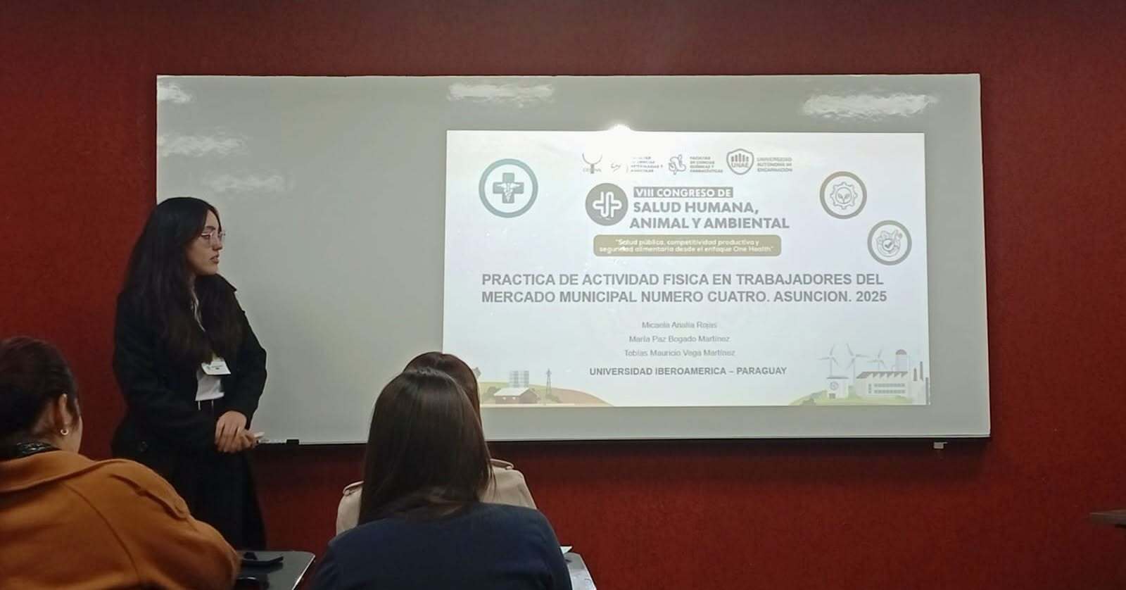 Paz Bogado en el VII Congreso de Salud Humana, Animal y Ambiental (2)