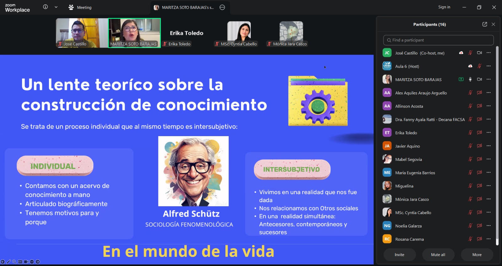 Clase Espejo fortalece la formación en el Postgrado de la UNIBE (3)