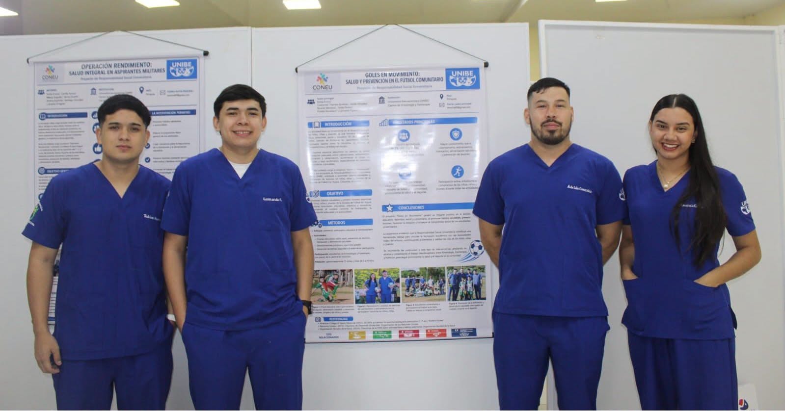 Estudiantes de Kinesiología y Fisioterapia representan a la UNIBE en Canindeyú (4)