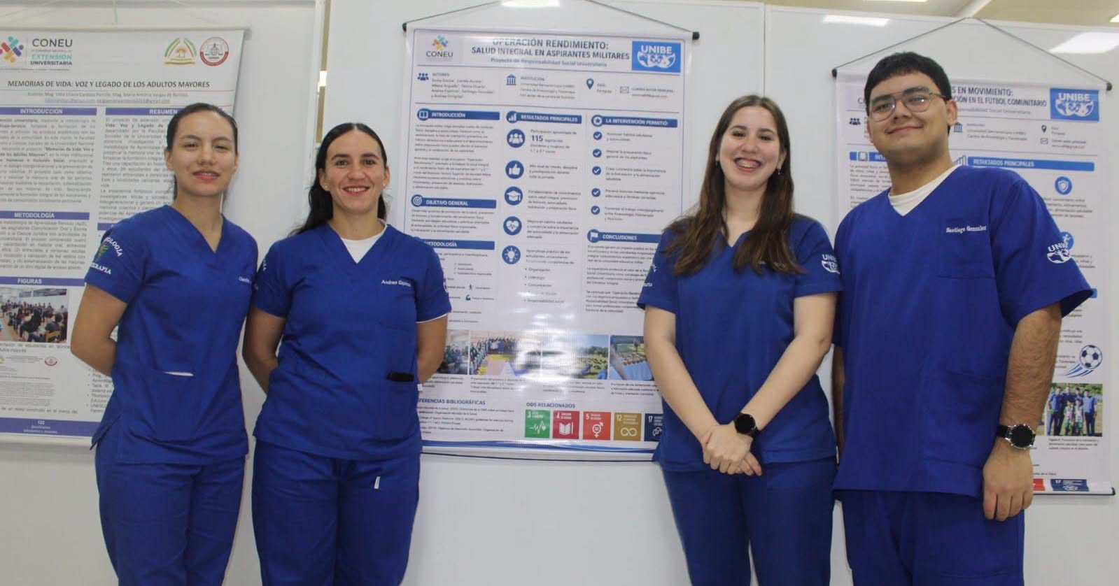 Estudiantes de Kinesiología y Fisioterapia representan a la UNIBE en Canindeyú (6)