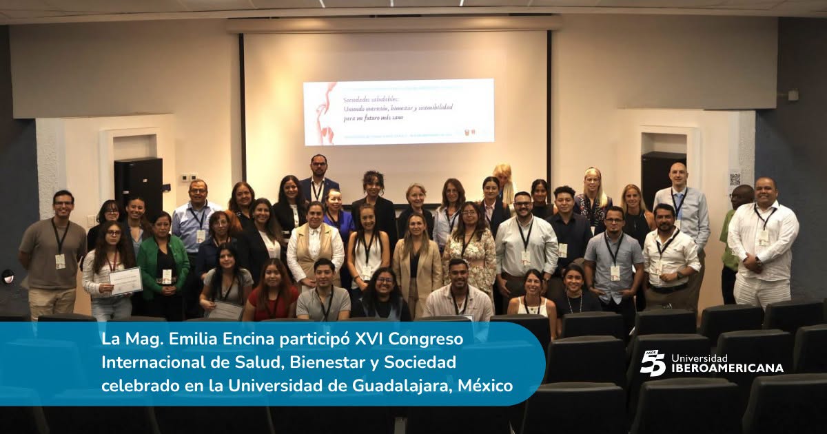 La Mgtr. Emilia Encina representó a la UNIBE en el XVI Congreso Internacional de Salud, Bienestar y Sociedad (1)