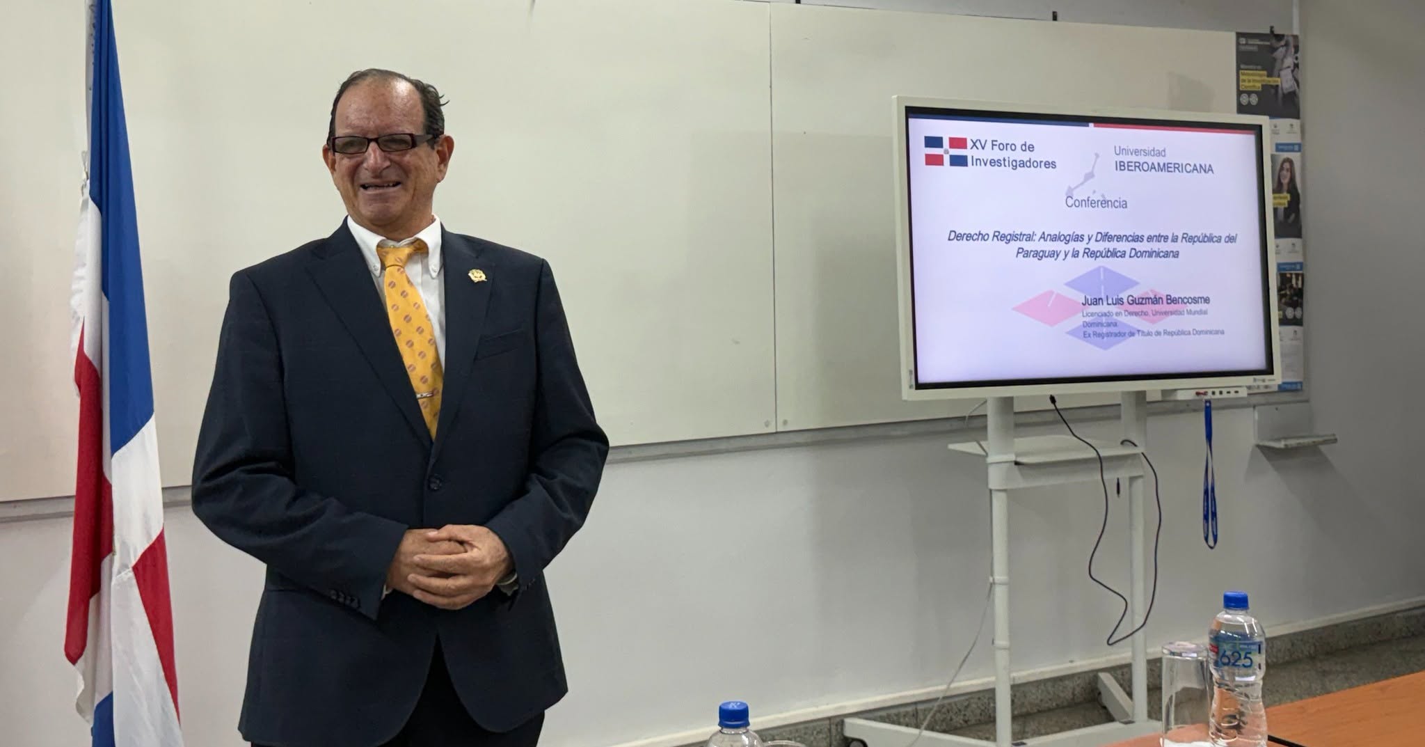 Conferencia sobre Derecho Registral Comparado entre Paraguay y República Dominicana en la UNIBE (4)